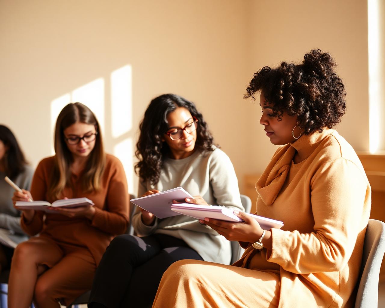 Professoras participando de uma formação da Escola Protagonista