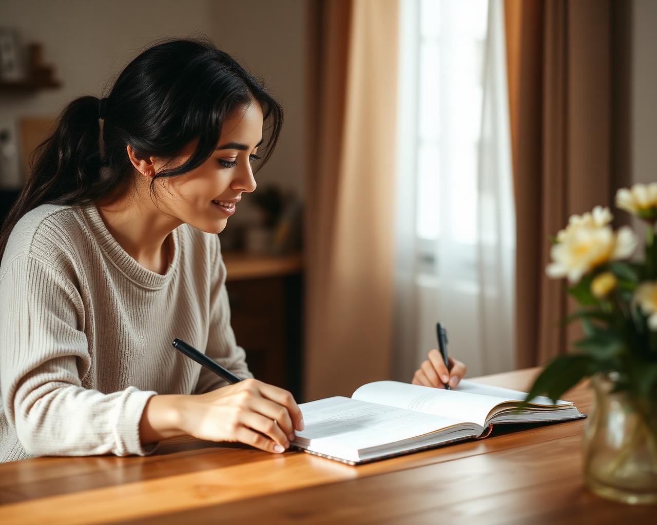Professora particular acompanhando uma criança durante os estudos